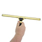 Ettore Complete Quick Release Brass with Rubber Grip Squeegee In Hand View