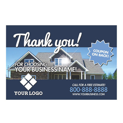 Thank You Design Suite - Postcard Small - Front View