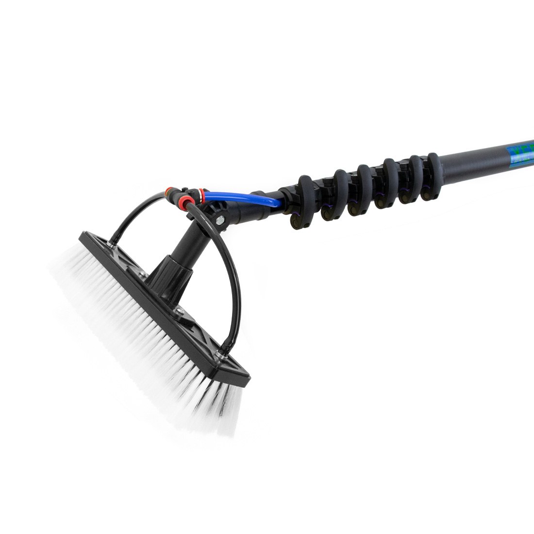 XERO M9 Water Fed Pole - Top Brush and Clamp View