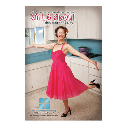 Give Mom Something To Smile About Design Suite - Small Postcard - Front View