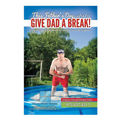 Give Dad A Break Design Suite - Magazine Ad View