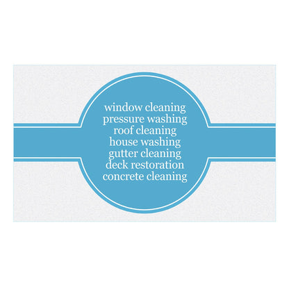 Business Card Ribbon Back Design