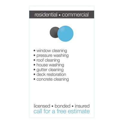 Business Card Circles Back Design