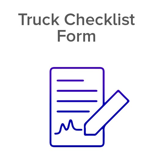 Truck Checklist Form Icon