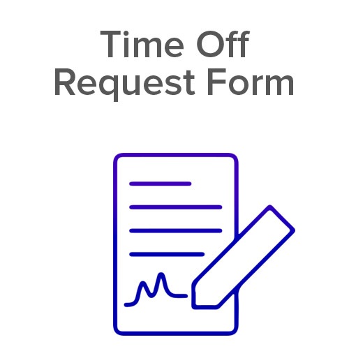 Time Off Request Form Icon