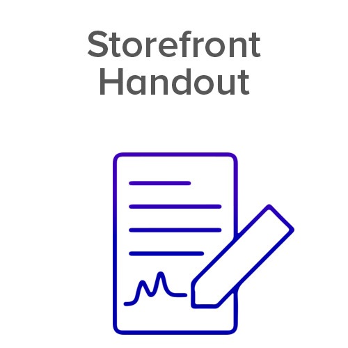 Storefront Handout Icon