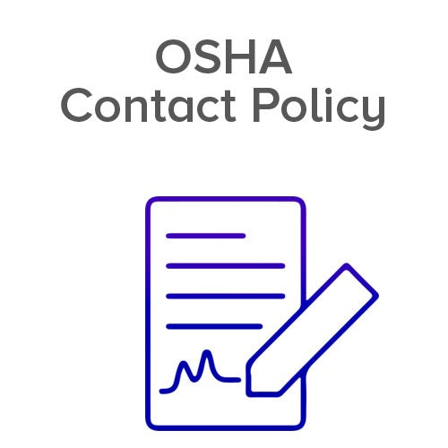 OSHA Contact Policy Icon