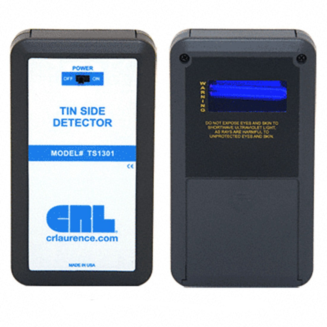 CRL Tin Side Detector - Front and Back Side by Side View