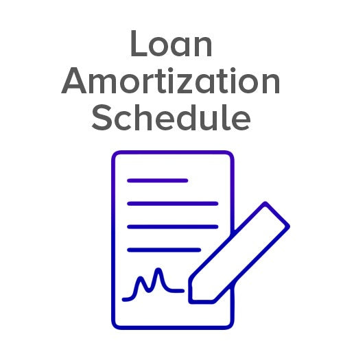 Loan Amortization Schedule Icon