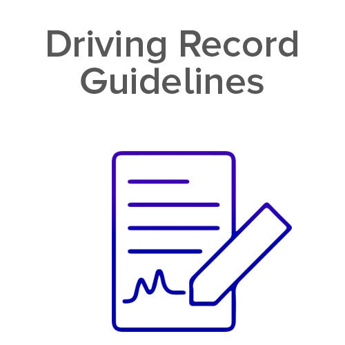 Driving Records Guideline Icon