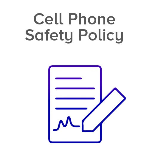 Cell Phone Safety Policy Icon