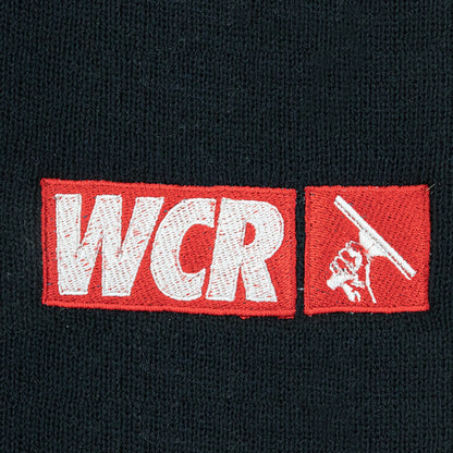 WCR Beanie Black Close Up View