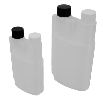 World Enterprises Floater Bottle - 8oz and 16oz Side by Side View
