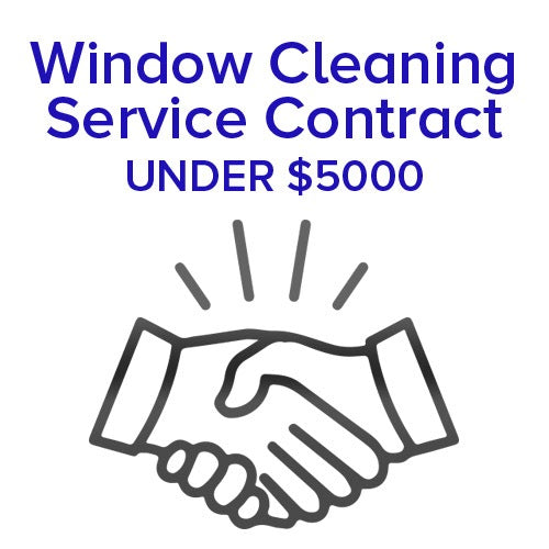 Window Cleaning Service Contract - Under $5000 - Front View
