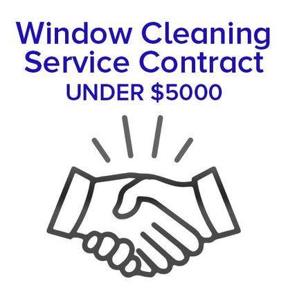 Window Cleaning Service Contract - Under $5000 - Front View
