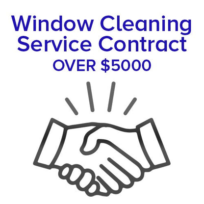 Window Cleaning Service Contract - Over $5000 - Front View