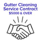 Gutter Cleaning Service Contract $5000+ Front View