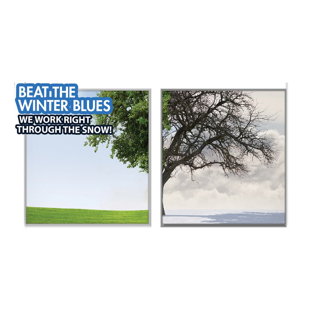 Beat The Winter Blues Design Suite - Facebook Ad View