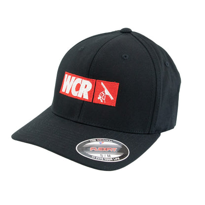 WCR Baseball Cap Black Angle View