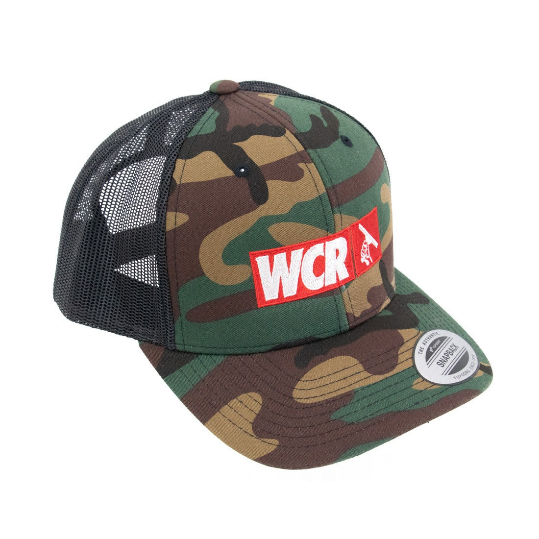 WCR Camo Hat Oblique Left View