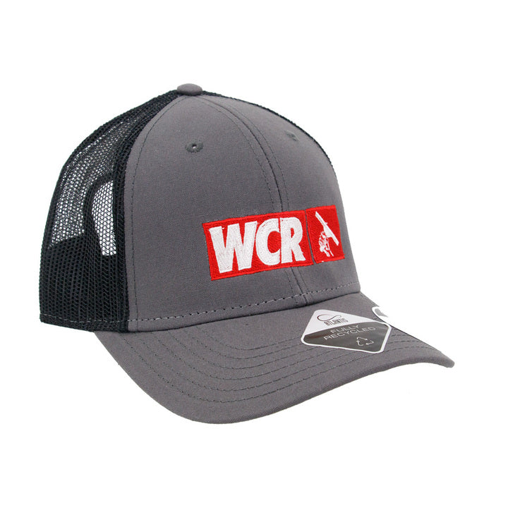 WCR Trucker Cap - Dark Gray Left Angle View