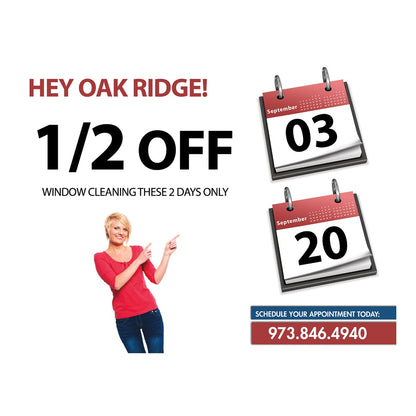 Half Off Dates Design Suite - Large Postcard - Front View