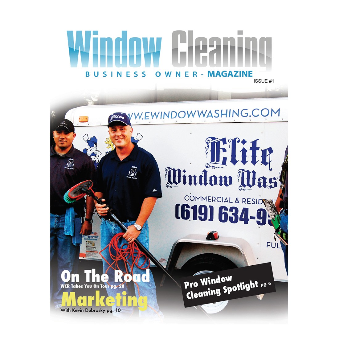Window Cleaning Business Owner Magazine - Issue 1 - Front View
