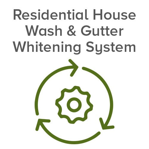 Residential System House Wash & Gutter Whitening Syestem Icon
