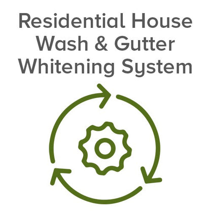 Residential System House Wash & Gutter Whitening Syestem Icon