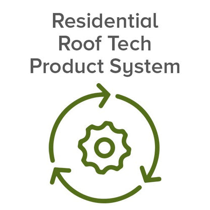 Residential Roof Tech Product System Icon