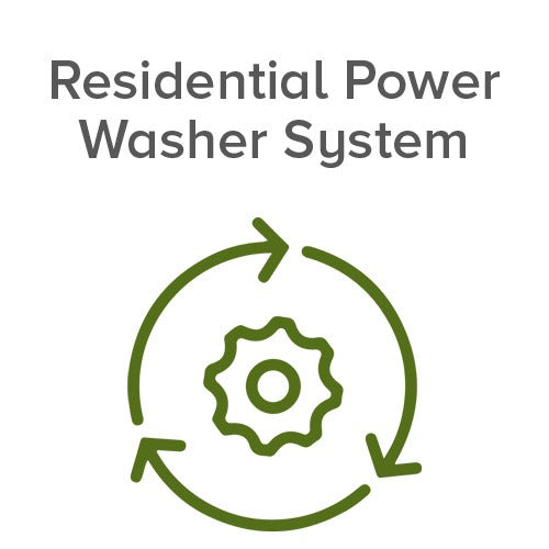 Residential Power Washer System - Front View