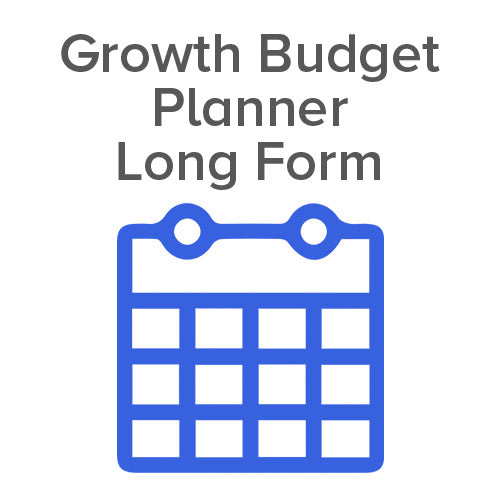 Growth Budget Planner Long Form Icon