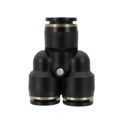 XERO Push-to-Fit Y-Fitting Front Black View