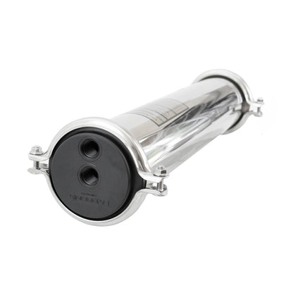 XERO Stainless Steel RO Housing 21 Inch Front Angle View