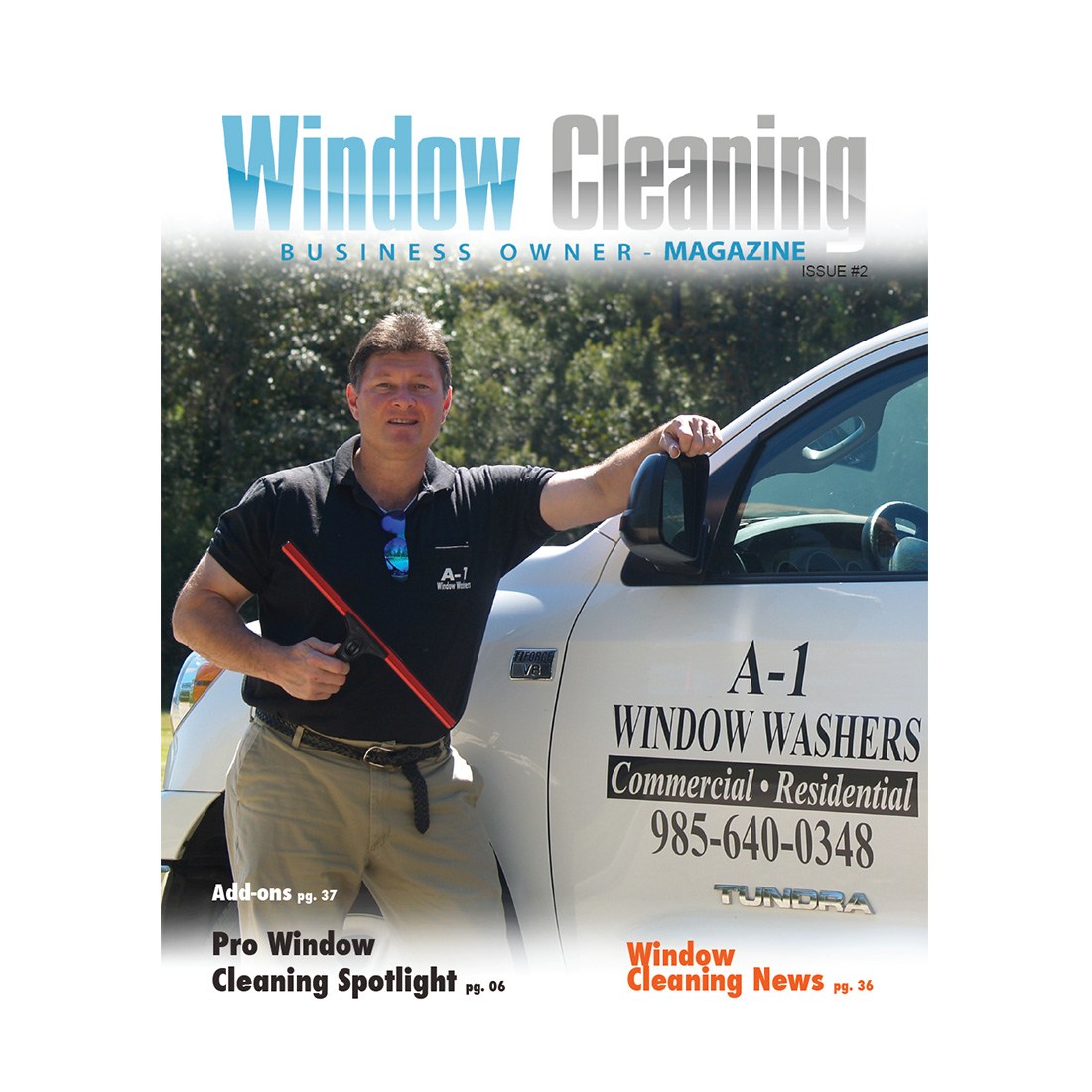 Window Cleaning Business Owner Magazine - Issue 2 - Front View