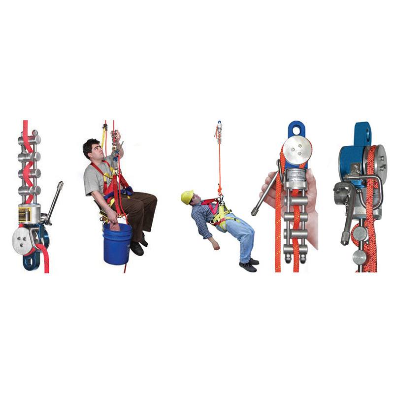 MIO Rack Descender with Overspeed Control Mechanism - In Action Full View