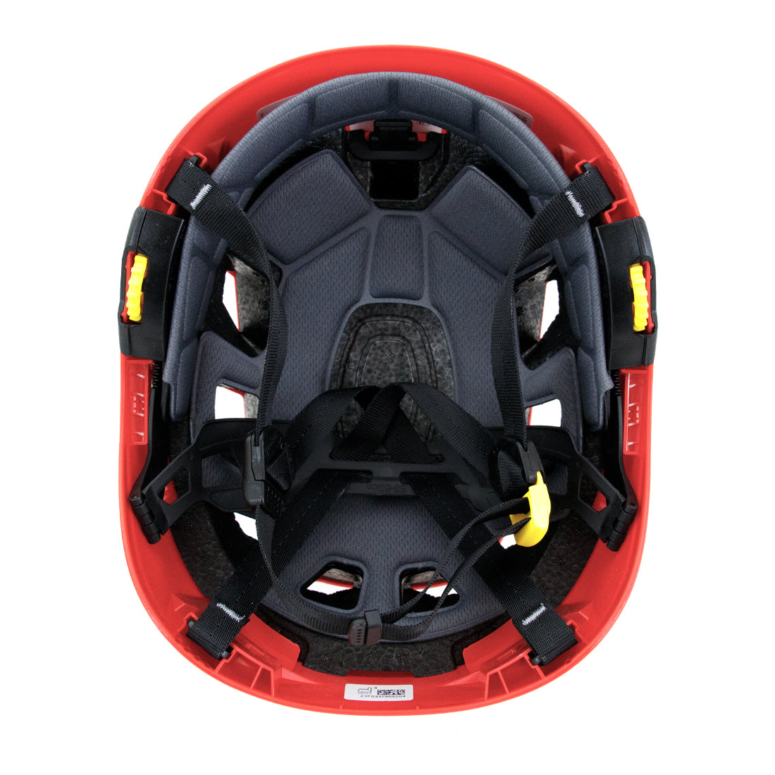 Petzl Strato Vent Helmet - Red Bottom View