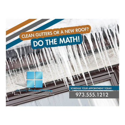 Do The Math Large Postcard Front Design