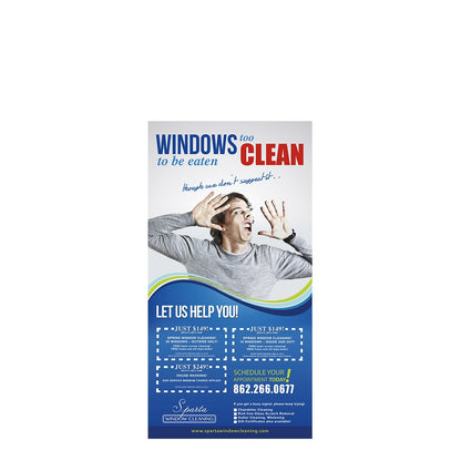 Too Clean To Be Eaten Door Hanger