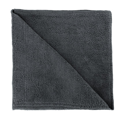 Microfiber Towel 300 GSM 16x16 inches, Gray (10 Pack)