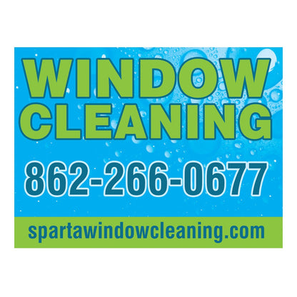 Lawn Sign With Raindrop Background Version 4