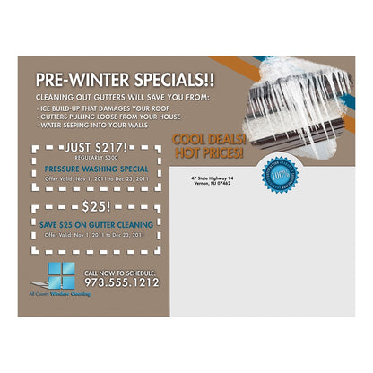 Do The Math Large Postcard Back Design