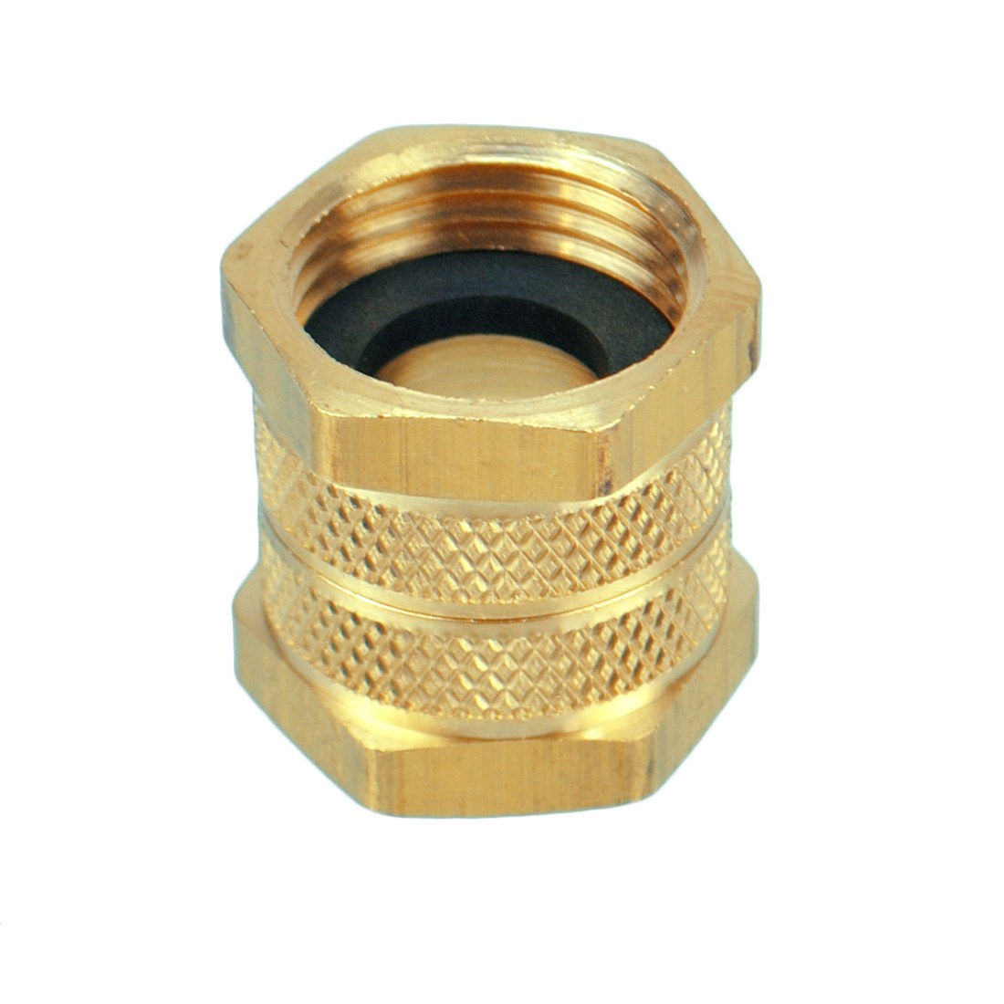 Female to Female Garden Hose Adapter Top View