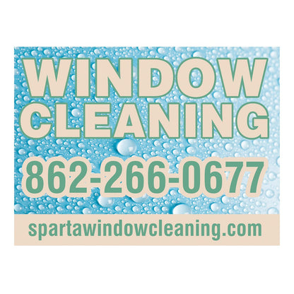 Lawn Sign With Raindrop Background Version 3