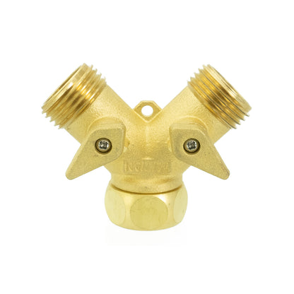 XERO Garden Hose Y Valve - Front View