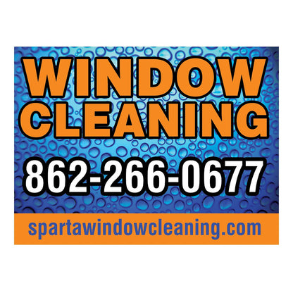 Lawn Sign With Raindrop Background Version 2