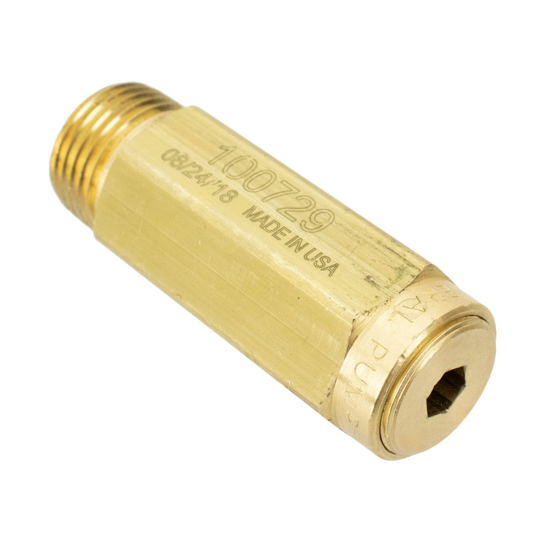 Pulex Safety Relief Valve - 2 Port 300 PSI MA - Oblique Top View