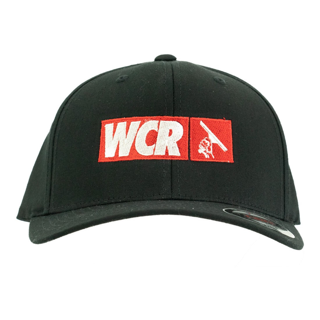 WCR Baseball Cap Black - L/XL Front View