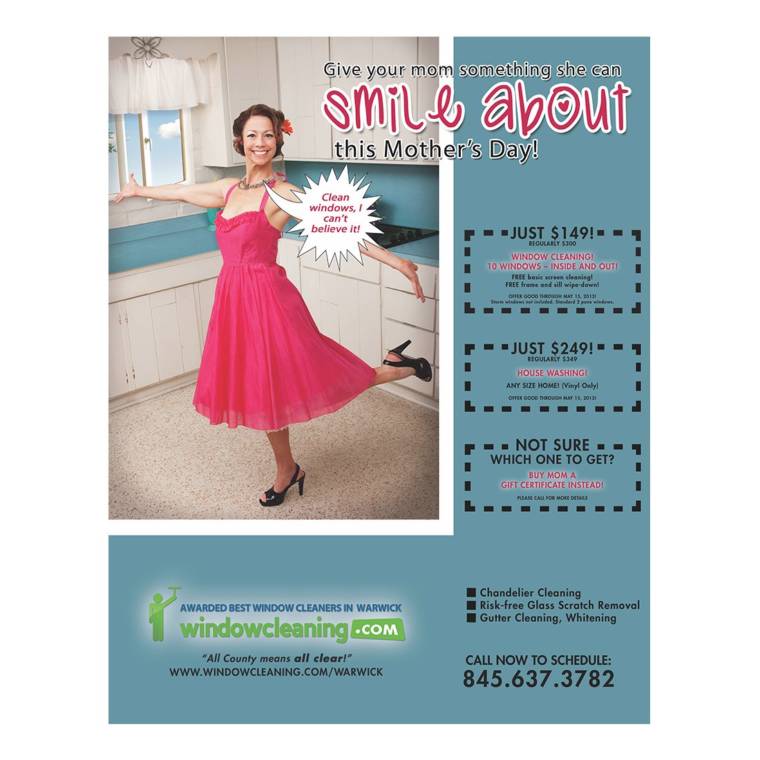 Give Mom Something To Smile About Design Suite - Magazine Ad View