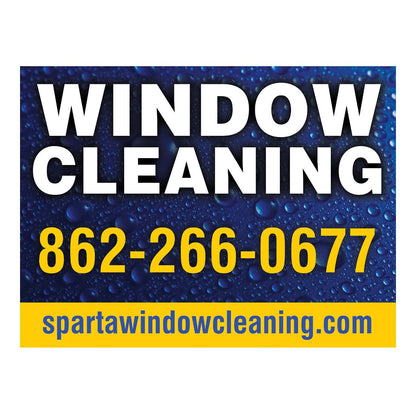 Lawn Sign With Raindrop Background Version 1